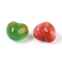 Opaque Imitation Cat Eye Resin Beads&nbsp;RESI-T060-38M