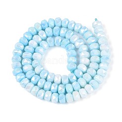 Anti-Tarnish Electroplate Glass Beads Strands&nbsp;GLAA-T025-6mm-11B