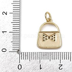 Brass Enamel Pendants&nbsp;KK-D424-25G