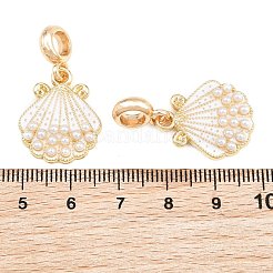 Alloy Enamel European Dangle Charms&nbsp;AL-CBAC2D3-03G-01
