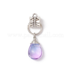 Electroplate Glass Pendants&nbsp;PALLOY-JF03577