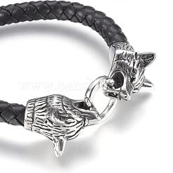 Leather Cord Bracelets&nbsp;BJEW-F274-12AS