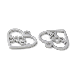 Non-Tarnish 304 Stainless Steel Charms&nbsp;STAS-Q303-01P