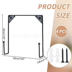4Pcs Iron Kitchen Wall-mounted Storage Holders&nbsp;ODIS-WR0001-10