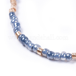 Adjustable Nylon Thread Braided Beads Bracelets&nbsp;BJEW-JB04374-04