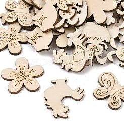 Easter Animal & Plant MDF Sheets&nbsp;WOOD-G028-05