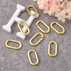Opaque Spray Painted Acrylic Linking Rings&nbsp;OACR-S021-68A-B01
