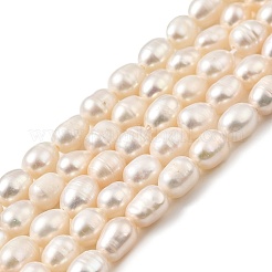 Natural Cultured Freshwater Pearl Beads Strands&nbsp;PEAR-I007-01P-03C