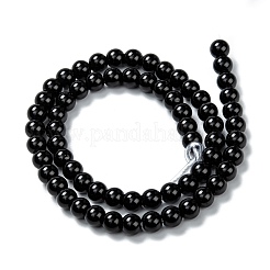 Natural Black Onyx Beads Strands&nbsp;G-Z024-02C