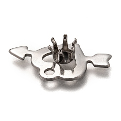 Tarnish Resistant 304 Stainless Steel Pendant Rhinestone Settings&nbsp;STAS-I176-20P
