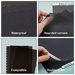 5Pcs Plastic Binder Index Divider Sheets&nbsp;FIND-WH0400-53A