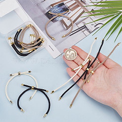 12Pcs 3 Colors Nylon Twisted Cord Bracelet Making&nbsp;MAK-ME0001-04