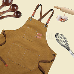 Canvas Cotton Apron&nbsp;AJEW-WH20060-29A