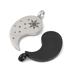 304 Stainless Steel Split Pendants&nbsp;STAS-U040-11B