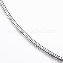 Non-Tarnish 304 Stainless Steel Snake Chain Necklaces&nbsp;NJEW-H450-01P