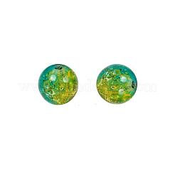 18 Colors Spray Painted Crackle Glass Beads&nbsp;CCG-JQ0001-02-8mm