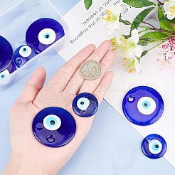 Handmade Evil Eye Lampwork Pendants&nbsp;LAMP-NB0001-15