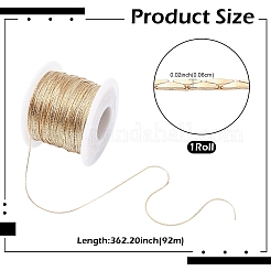 Brass Serpentine Chains&nbsp;CHC-YW0003-01G