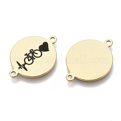 201 Stainless Steel Enamel Links connectors&nbsp;STAS-S079-145F-G