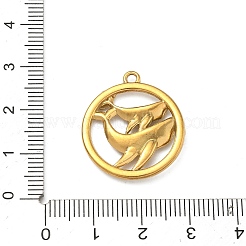 304 Stainless Steel Pendants&nbsp;STAS-P446-13E-G