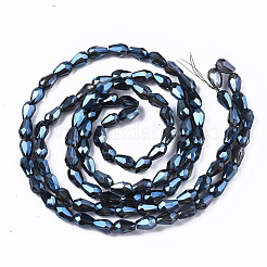 Electroplate Glass Beads Strands&nbsp;EGLA-S194-02A-02