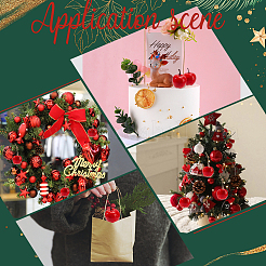 20Pcs Mini Foam Imitation Apples&nbsp;DIY-PH0009-60