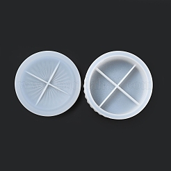Flat Round DIY Silicone Multi-Layer Storage Box Molds&nbsp;LS-DIY-G079-24