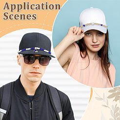 5Pcs 5 Styles Plastic Hat Chain&nbsp;DIY-WH0816-209A