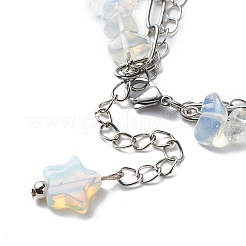 Star Opalite Beads Multi-strand Bracelets&nbsp;BJEW-JB08752