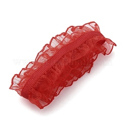 Chinlon Elastic Pleated Lace Trim&nbsp;EW-WH0013-39C