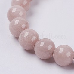 Natural Yellow Jade Beaded Stretch Bracelet&nbsp;BJEW-P209-15-6mm