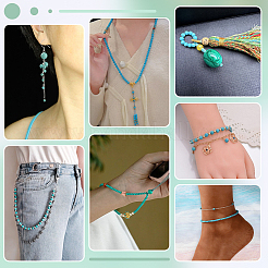 337Pcs 3 Sizes Dyed Synthetic Turquoise Beads&nbsp;TURQ-PH0001-23