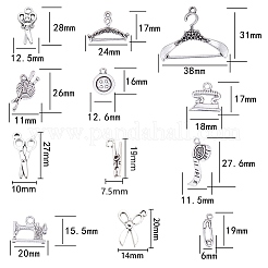 Tibetan Style Alloy Pendants&nbsp;FIND-SC0001-11
