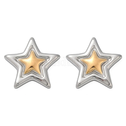 304 Stainless Steel Stud Earrings&nbsp;EJEW-S265-10GP