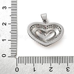 Brass Micro Pave Cubic Zirconia Pendants&nbsp;KK-C091-02A-PG