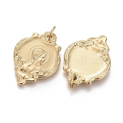 Ion Plating(IP) 304 Stainless Steel Pendants&nbsp;STAS-F256-010G