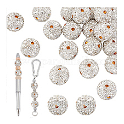 20Pcs Polymer Clay Rhinestone Beads&nbsp;RB-PH0001-47