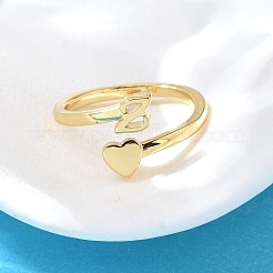 Brass Cuff Rings for Women&nbsp;RJEW-U044-Z