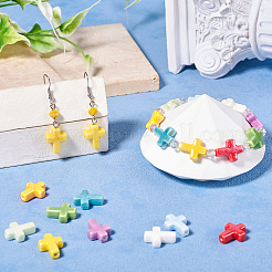 40Pcs 8 Colors Glazed Porcelain Beads&nbsp;PORC-TA0001-16