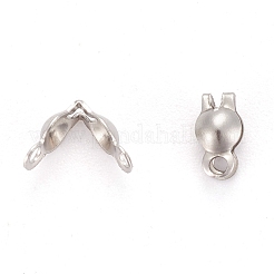 Tarnish Resistant Stainless Steel Bead Tips&nbsp;X-STAS-R061-05