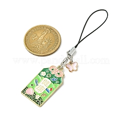 12Pcs 6 Style Japanese Style Enamel Omamori Blessing Decoration Phone Charms Strap&nbsp;HJEW-PH01770