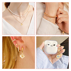 10Pcs Brass Pendants&nbsp;FIND-TA0005-02G