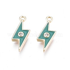 Brass Enamel Charms&nbsp;KK-N232-220