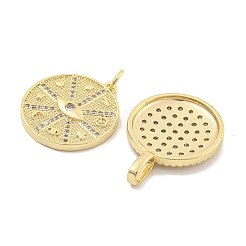 DIY Brass Micro Pave Clear Cubic Zirconia Pendant Necklaces Making Kits&nbsp;KK-S386-40G