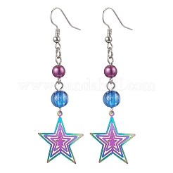 304 Stainless Steel Filigree Dangle Earrings&nbsp;EJEW-JE06198