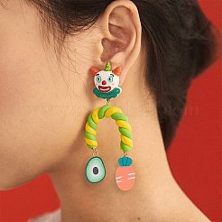 Handmade Polymer Clay Beads&nbsp;CLAY-NB0001-18
