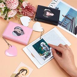 3 Books 3 Colors 32-Pocket 3 Inch PVC Mini Photo Albums&nbsp;AJEW-CP0001-89