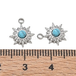 Synthetic Turquoise Pendants&nbsp;GG-CBAA892-02P