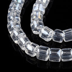 Transparent Glass Bead Strands&nbsp;X-GLAA-N047-09-E01