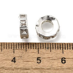 Brass Micro Pave Clear Cubic Zirconia Beads&nbsp;KK-M316-05S